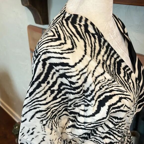 Nocturne Zebra Print Mini Dress, S/6-36 EU! - Picture 4 of 11